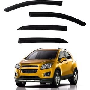 Window Visors Rain Guards Compatible with 2013-2022 Buick Encore (Excludes Encore GX), Side Window Wind Deflectors Vent Shades for 2014-2022 Chevy Trax, 2015 2016 2017 2018 2019 2020 2021