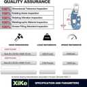 XiKe 4036ER2003A, 4036ER4001C, 4280FR4048C and 4280FR4048K Front Load Washer Tub Bearing Seal Kit Rotate Quiet and Durable, Replacement for LG and Kenmore Etc.