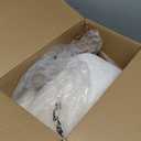 GREENSTELL Small Vanity Stool Chair with Storage and Folding Back, 13" x 13" x 17.7" Faux Fur Soft Ottoman for Teenager, 4 Metal Legs with Anti-Slip Feet, Furry Padded Seat for Makeup, Bedroom, White