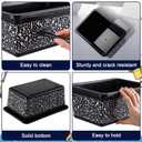 Thyle 12 Pieces Plastic Cubby Bins with Labels 11.6 x 7.7 x 5 Inch Classroom Book Bins Stacking Storage Container Organizer Storage Cubbies for Classroom Office (Cartoon)