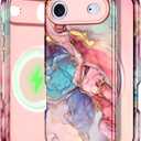 Btscase for iPhone Air Case [Compatible with Magsafe] [Military-Grade Drop Protection] Slim Anti-Scratch Smooth Touch TPU Bumper Shockproof Magnetic Phone Case for Women Girls Men, Rose Gold
