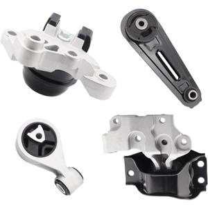 Engine Motor Mount Compatible with Nissan 2008-2013 Rogue 2014-2015 Rogue Select AWD 2.5L Replacement for A7370 A7392 A4351 A4352 Set of 4