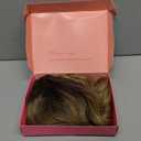 UDU 20inch Wavy Hair Toppers for Women Toppers Hair Pieces for Thinning Hair Ombre Highlight Synthetic Wig Clip In Wiglets with Fringe Bang (Ombre Dark Blonde)