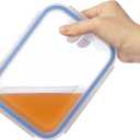 Amazon Basics Leak-Proof Glass Locking Lids Food Storage Containers, 4-Piece