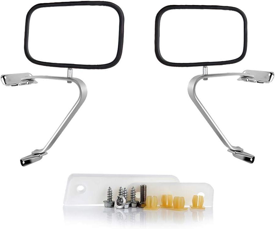 ECCPP Driver Side or Passenger Side Manual Fold Non-Heated Fit for 1980-1996 for Ford