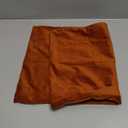 MIULEE Velvet Pillow Cover Soft Luxury Decorative Throw Pillow Cover Single Rectangle Cushion Case for Spring Couch Sofa Bedroom Car Decor,12x20 Inch Burnt Orange, Pack of 1