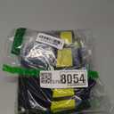 Womens Headlights With Road Markings Funny Halloween Costume V-Neck T-Shirt. Size 2XL