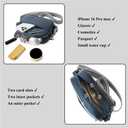 Small Crossbody Bags For Women, RFID Shoulder Bag With Wide Strap