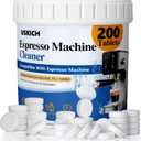 Espresso Machine Cleaning Tablets Descaling -200 Tablets, Compatible with Breville Barista Express, Gaggia, Delonghi, Jura, Philips - Universal Coffee Machine Cleaner Solution for Espresso Machines