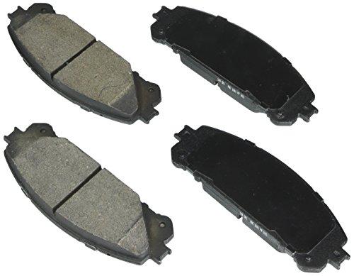 BOSCH BE1324H Blue Ceramic Disc Brake Pad Set w/Hardware - Compatible with Select Lexus NX200t, NX250, NX300/300h, NX350/350h, RX350/350L, RX450h; Toyota Camry, Highlander, RAV4, Sienna + More; FRONT