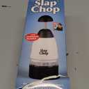 Slap Chop Original Japanese Stainless Steel Blades & Butterfly Opening Chopper - Manual Food Chopper for Salads & Vegetables - White