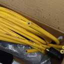 ACCEL 4040 Spark Plug Wire Set - 8mm - Yellow with Orange Straight Boots