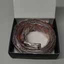 VATAN Men's Genuine Leather Dress Belts, Handmade Classic Every Day Leather Jeans Belt for Men Work Business Casual (56(Fits Waist 54"-55"))