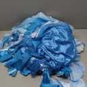 14Ft Gradient Blue Sequin Table Skirt for Rectangle Tables,Curly Willow Tutu Ruffle Ocean Table Skirts for Under The Sea Baby Shark Themed,Mermaid Table Cloth For Birthday Party,Wedding,Baby Shower (167" x 30" (Rectangular))