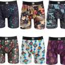 Warriors & Scholars Chafe Safe Pouch Modal Boxer Briefs For Men, Ultra Soft, Moisture-Wicking, Buldge Enhancing Underwear (S)