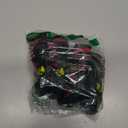 CovertSafe& Dog Boots for Dogs Non-Slip, Waterproof Dog Booties for Outdoor, Dog Shoes for Medium to Large Dogs 4Pcs with Rugged Sole Black-Red, Size 7