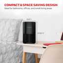 Honeywell Allergen Plus Compact HEPA Small Room Air Purifiers for Home, Up to 530 Ft Coverage, 3-in-1 Filter, Pet Dander, Smoke & Odor Reducer Air Quality Sensor with Auto Mode, Black, HPA125B