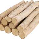 Sancodee 12-Pack White Birch Logs for Fireplace - Natural Decorative Birch Branches for Mantel, Fake Fireplace, Indoor Decor, DIY Crafts, and Planter Decoration (0.8"-1.6" Dia. x 16" Long)