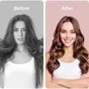 Hair Dryer Brush Blow Dryer in One, 4 in 1 Hair Dryer and Styler Volumizer with Oval Barrel, Professional Salon Hot Air Brush for All Hair Types, Bright Pink