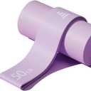 Resistance Bands for Leg Exercises, for Pilates, Yoga Fitness, Stretching, Strength Training, Purple(50LB)