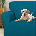 2 Pcs Dual Waterproof Couch Cover Slipcovers for Couches and Sofas - Stretch Non Slip Fleece Sofa Covers Washable, Leakproof Furniture Protector for Kids, Pets, Dog, Size 38 x 80