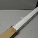 Joydeco No Drill Light Filtering Cellular Shades, 56" W x 64" H, White
