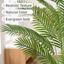 5FT Artificial Palm Trees 2 Pack, Lifelike Tropical Cane Palm