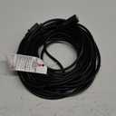 EP 25 Ft Outdoor Extension Cord - 12/3 SJTW Heavy Duty Black Extension Cable with 3 Prong Grounded Plug - Power Cord for Lawn, Garden, Appliances