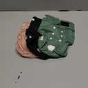 Wegreeco Reusable Washable Dog Diapers Female with 1PC Suspender, Dogs Period Heat Diapers Female Heat Cycle, XL Medium Large Small Doggie Puppy Diapers for Incontinence (Large) (Black, Green, Pink)