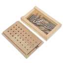 PartyKindom Hand Therapy Pegboard for Finger Agility and Fine Motor Skills Durable Wooden Rehabilitation Board for Home and Therapy Use for Adults