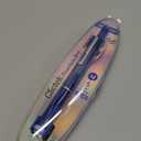 WRITECH Clictek Fountain Pen Retractable: Blue Ink Medium Nib Transparent Barrel, Gift Set Includes 5 Ink Cartridges for Smooth Writing No Leaking, Blue