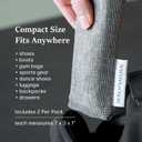 Moso Natural Shoe Deodorizer Inserts (3 Pack) Charcoal Odor Absorber