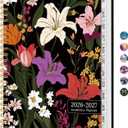 Academic Planner 2026-2027, Jul 2026-Jun 2027 Monthly & Weekly Planner | 6.3" x 8.5" Pretty Calendar Planner for Women, Hardcover Organizer with tabs, School Office Home Supplies, Lily Garden