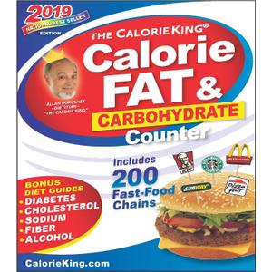 CalorieKing 2019 Calorie, Fat & Carbohydrate Counter, Paperback