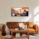 Abstract Wall Art - Colorful Canvas Wall Pictures, Framed for Living Room Decor - Modern Large Wall Art - Above Bed Wall Decor for Dedroom -Oil Painting Wall Art, 40"L x 20"W