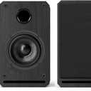 LONPOO Plug-N-Play Gaming Computer Speaker for Desktop and PC, 30W RMS Active Bookshelf Speaker with 3-Inch Full Range Speaker,Support Bluetooth 5.3, USB Playback,Aux-in and 3.5mm Earphone Port, Silver