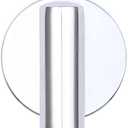 Canarm Cain Chrome Robe Hook – 2.125" Stainless Steel & Aluminum, Wall-Mounted Modern Design, Sleek & Durable for Bathrooms, Bedrooms & Towel Storage