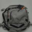 Tolaccea Travel Backpack, TSA Friendly Flight Approved Carry-on Luggage Water-resistant Business Rucksack, Durable Large Computer Bag Daypack Fits 15.6 Inch Laptop, 35-45L Expandable - Grey