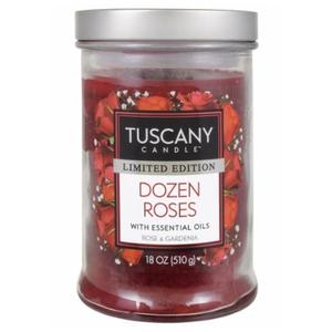 Tuscany™ Limited Edition Scented Jar Candle - Dozen Roses