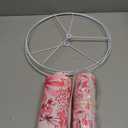 Drum Lamp shades Set of 2,Red Maple Leaf Pattern Lamp Shades for Table Lamps Floor Lamp,13" Top X 13" Bottom X 10" High Large Fabric Lamp Shades,Easy Assembly Replacement Lampshades