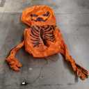 Leyndo Halloween Inflatables Decorations Outdoor 5.6 ft Pumpkin Skeleton Skull Giant Inflatables Built-in LED Halloween Blow up Yard Decoration Spooky with Lights for Garden Patio Lawn Party Decor