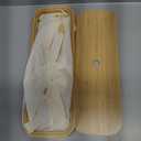 LONBET Toilet Paper Storage for 12 Rolls, Stackable & Foldable - The Ultimate Bathroom Organizer - Waterproof Basket with Bamboo Lid - Elegant Toilet Paper Storage Holder, Beige