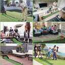 Putting Green Putting matt for Indoors Golf Putting Mat - Indoor Putting with Ball. Putting matt for Golf Practice, Portable and Easy to Clean. Great Gift