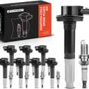 A-Premium Ignition Coils and Spark Plugs Kits Compatible with Ford F-150 F150 2011-2016, Mustang 2011-2015, 5.0L