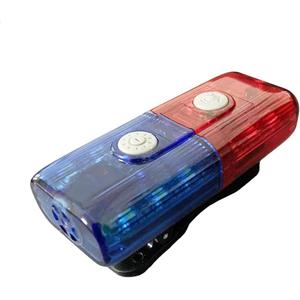 Police Warning Strobe Shoulder lights Whistle Flashlight magnet, Safety Flashing Security Clip Signal light For Outdoor Rescue,Traffic Guidance,Police patrols,Cycling,Night run,Camping (with whistle)