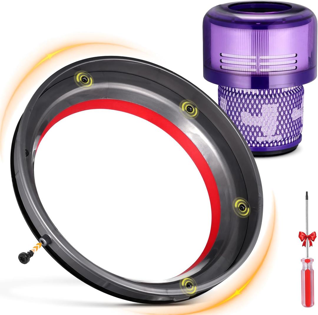 Fit for Outsize SV16 SV29 Sealing Ring Compatible with Dyson for V11Outsize / Plus/Absolute Extra/Total Clean/Origin Models Canister Vacuum Cleaner Replacement Parts with HEPA Filter 970422-01