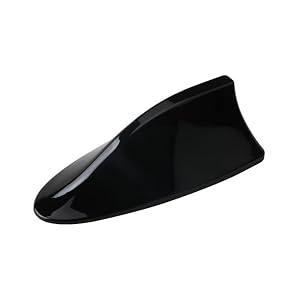 Car Antenna Cover for SUV Truck, Shark Fin Shape with Adhesive Tape, Replacement Fits Most Cars, Black (Black-1)