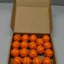 Mini Basketball Stress Balls 20 Packs Mini Basketball Foam Small Foam Squeeze Anxious Toy Sports Stress Ball for Kids School Carnival Reward Christmas Party Bag Gift Fillers