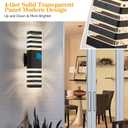 Dusk to Dawn Modern LED Outdoor Wall Light,18.3 in,6 Packs, 4-tier 18.3 Inches