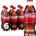 Coca-Cola Cherry Soda Soft Drink Bottles, 16.9 fl oz, 6 Pack, May 25 2026